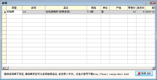 商品资料